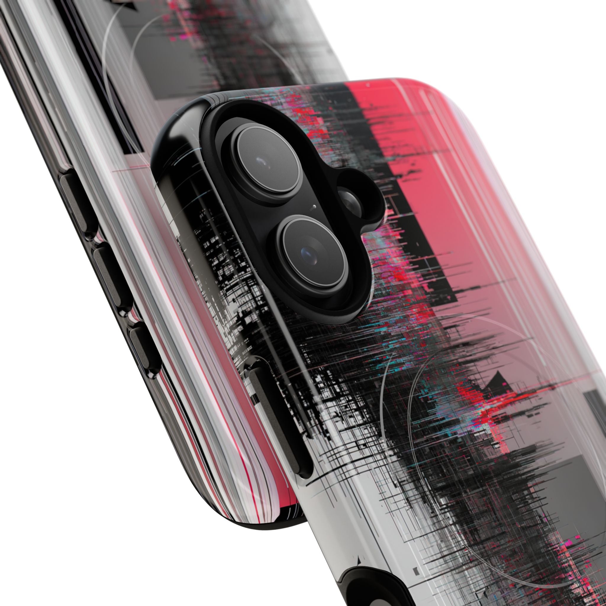 Black Tough 2.0 Magsafe Phone Case for iPhone - Crimson Data Leak