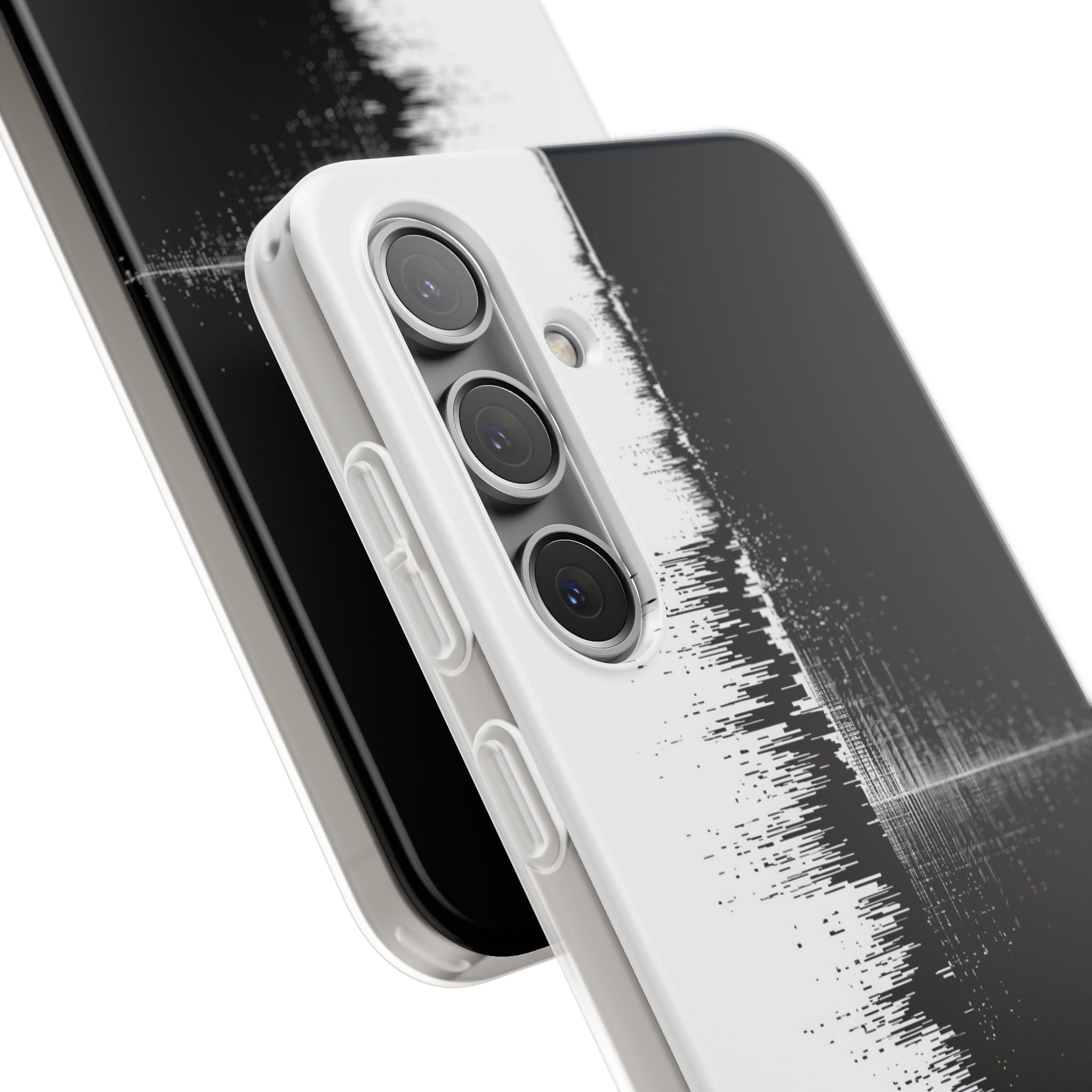 Black Lite Phone Case for Samsung - Static Signal Split