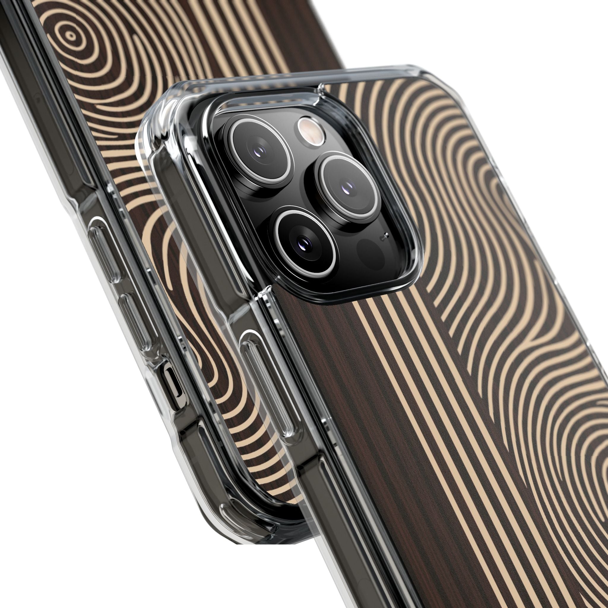 Brown Impact MagSafe Phone Case for iPhone - Espresso Sand Ridge
