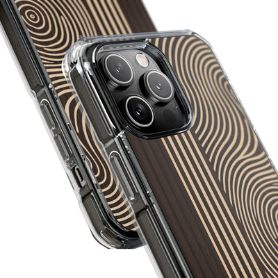 Brown Impact MagSafe Phone Case for iPhone - Espresso Sand Ridge