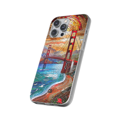 Crimson Arch Coast · Soft Custodia per iPhone