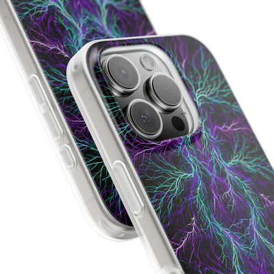 Electric Plasma Arbor · Lite Phone Case for iPhone ·  Purple