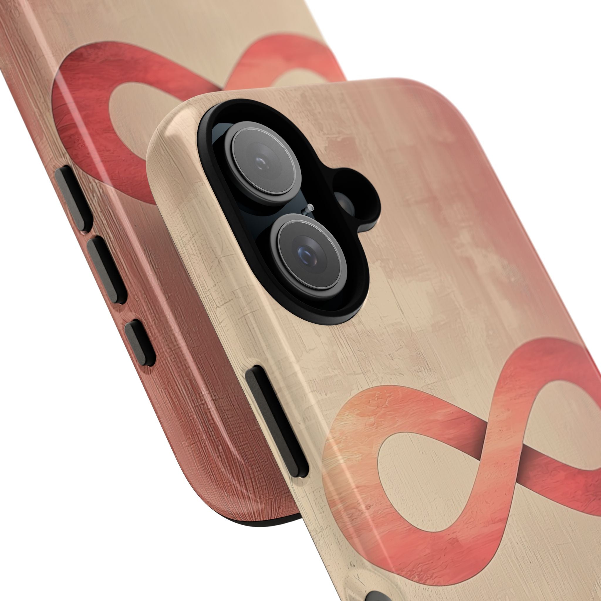 Terracotta Infinity Stroke · Tough Phone Case for iPhone