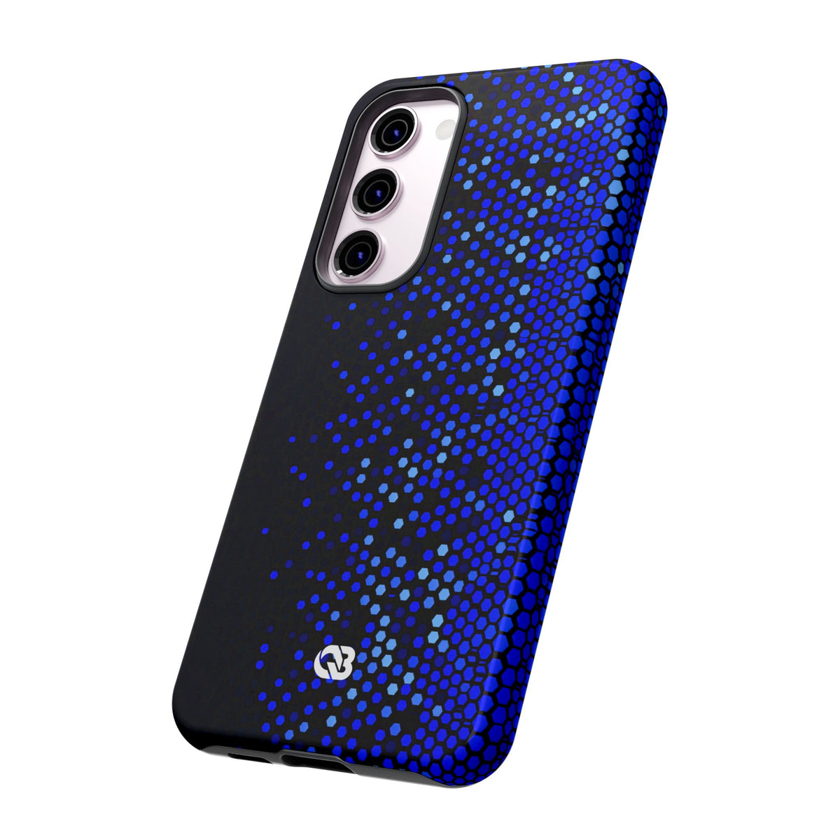 Cobalt Hex Dispersion · Tough Phone Case for Samsung · Blue