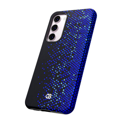 Cobalt Hex Dispersion · Tough Phone Case for Samsung · Blue