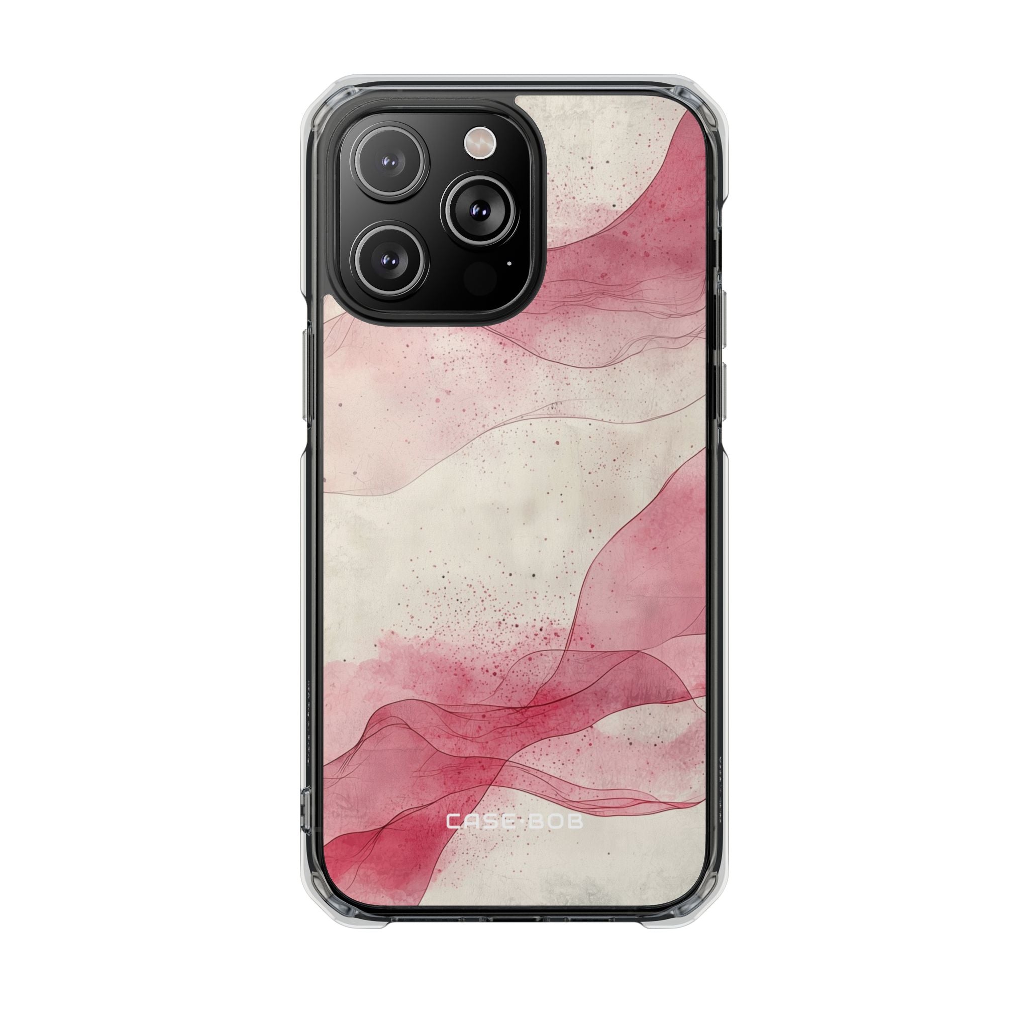 Crimson Waves iPhone 14 Pro Max Case - Impact