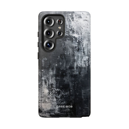 Textured Blackscape Samsung S25 Ultra Case - Tough