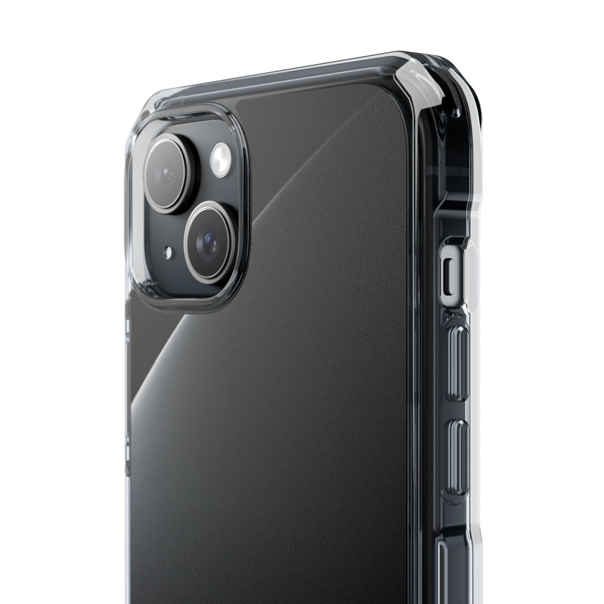 Obsidian Horizon · Clear Impact Magnetic Phone Case for iPhone ·  Black