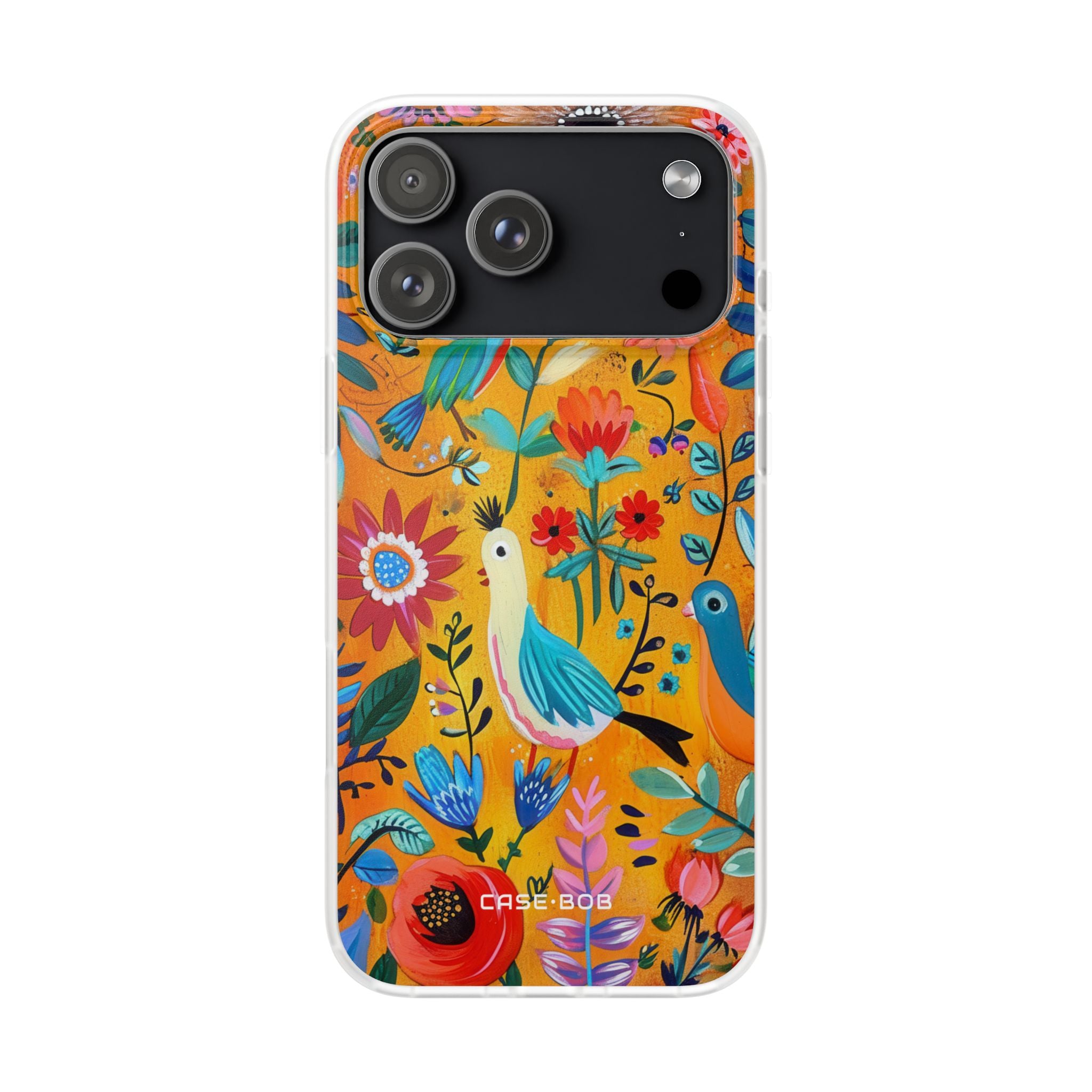 Colorful Birds Bloom iPhone 17 Pro MaxCase - Soft - CASE•BOB