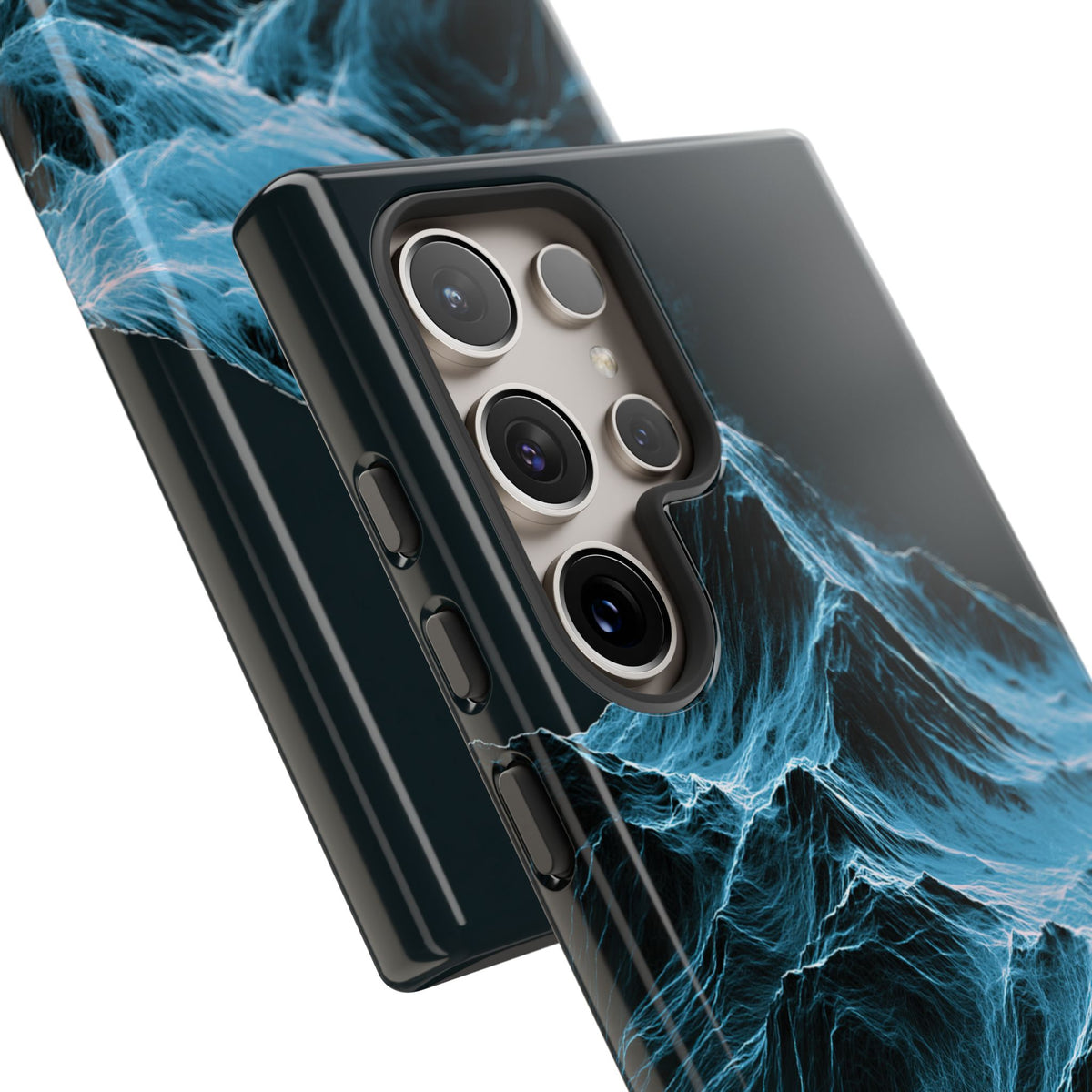 Nordic Frost Peak · Tough Phone Case for Samsung · Blue