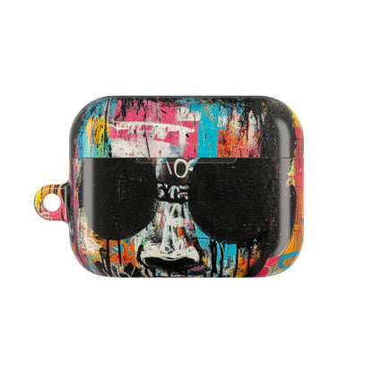 Black Orb Face - AirPods Case