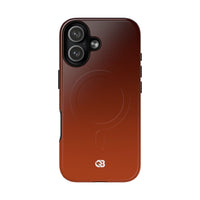 Orange Tough 2.0 Magsafe Phone Case for iPhone - Obsidian Ember Fade