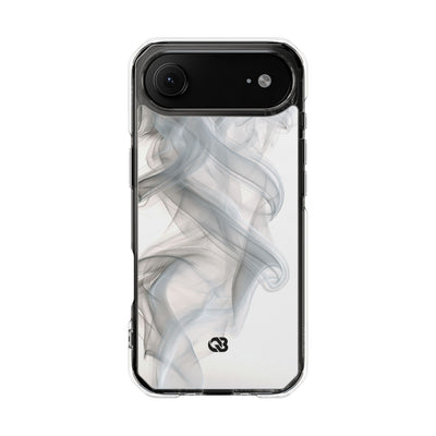 Vapor Noir · Clear Impact Magnetic Phone Case for iPhone ·  White