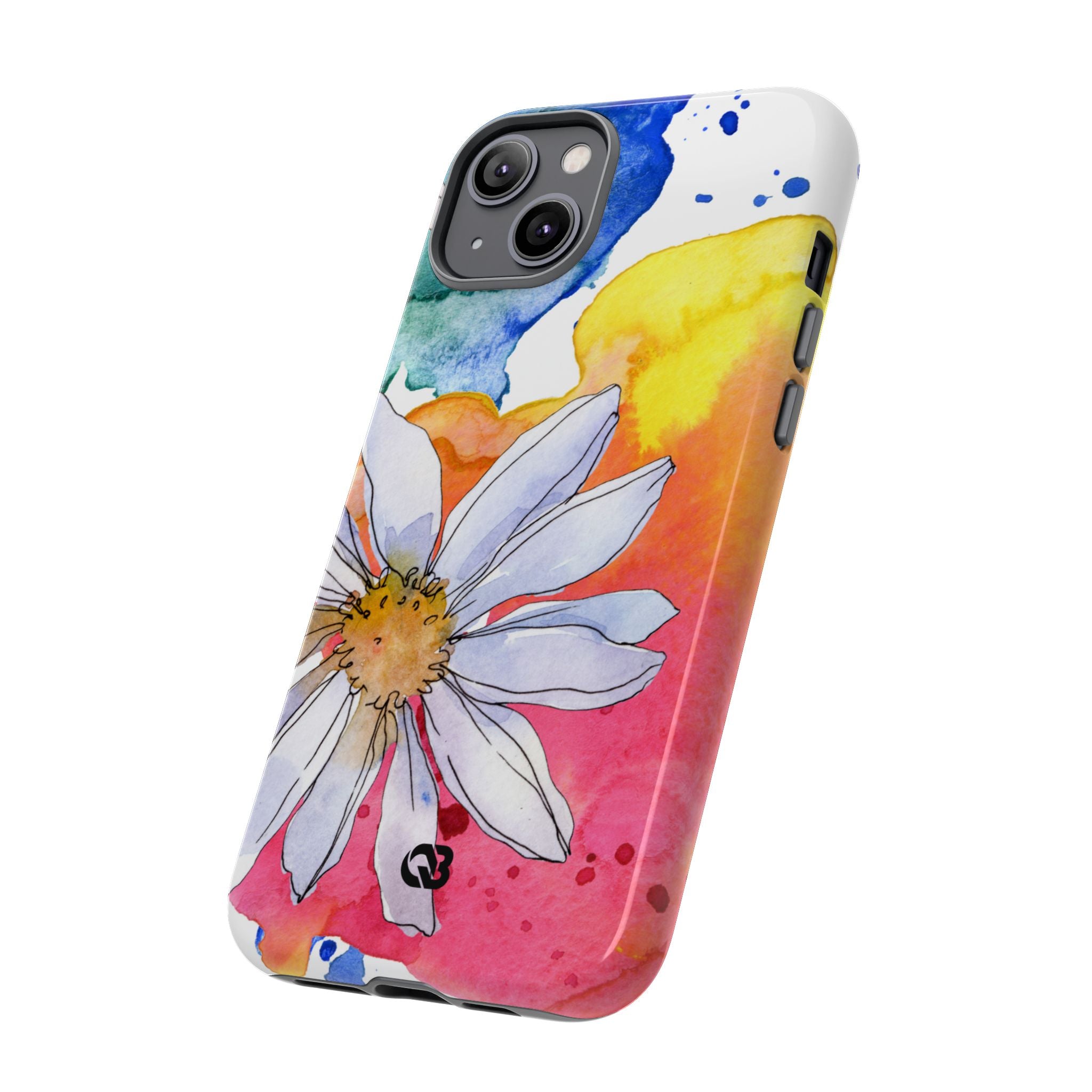 Vivid Bloom Splatter · Tough Handyhülle für iPhone