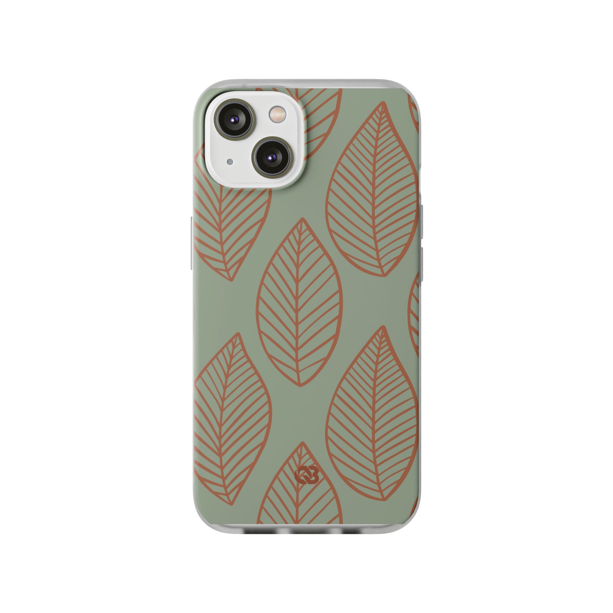 Sage Earth Leaves · Soft Custodia per iPhone
