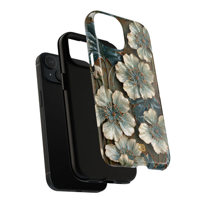 Gilded Blossom Reverie · Tough 2.0 Magnetic Phone Case for iPhone · Teal