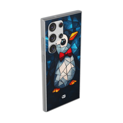 Mosaic Bowtie Penguin · Soft Phone Case for Samsung