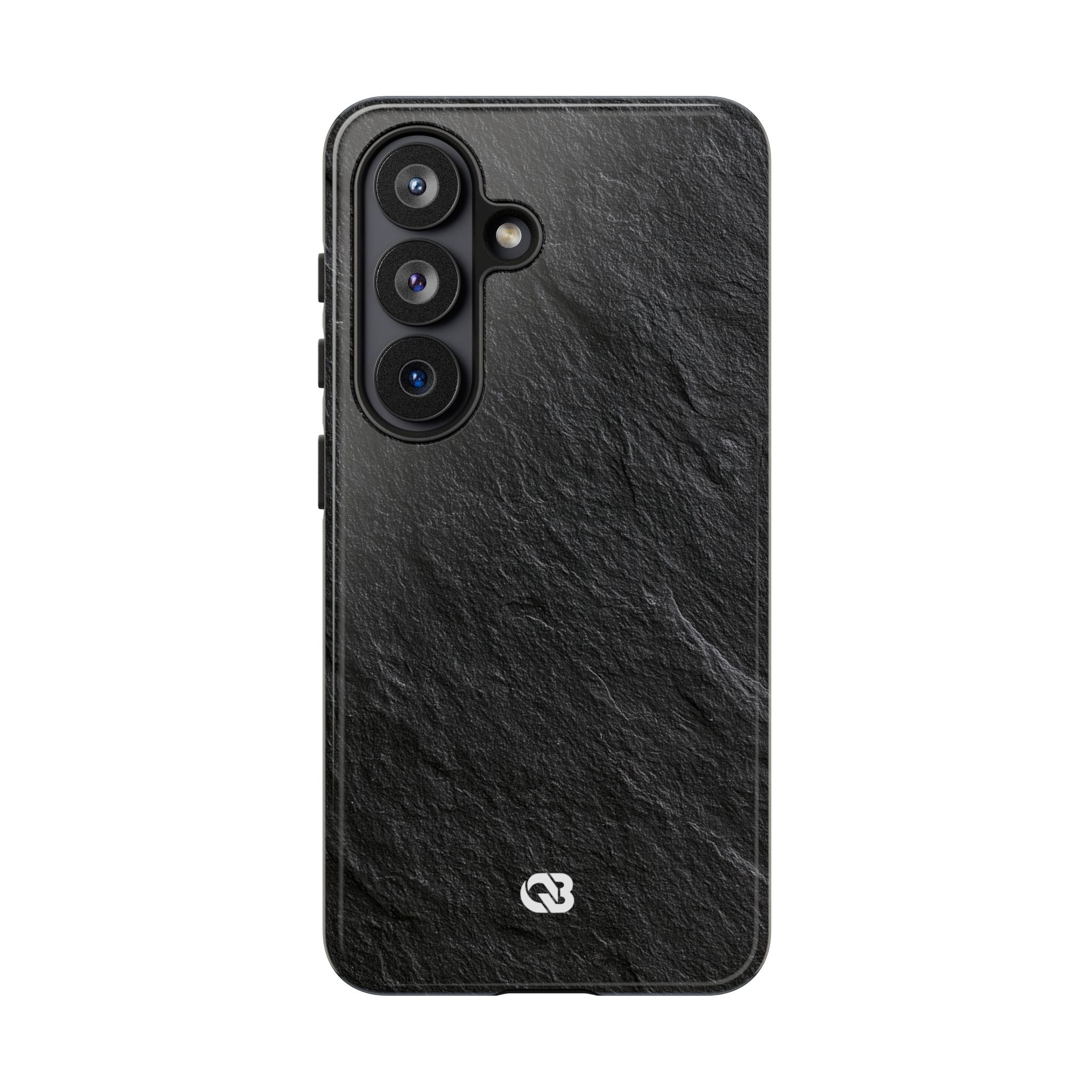 Black Tough Phone Case for Samsung - Raw Obsidian Slate