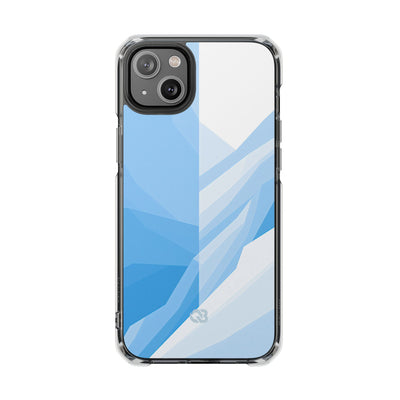 Blue Impact MagSafe Phone Case for iPhone - Arctic Glacial Ridge