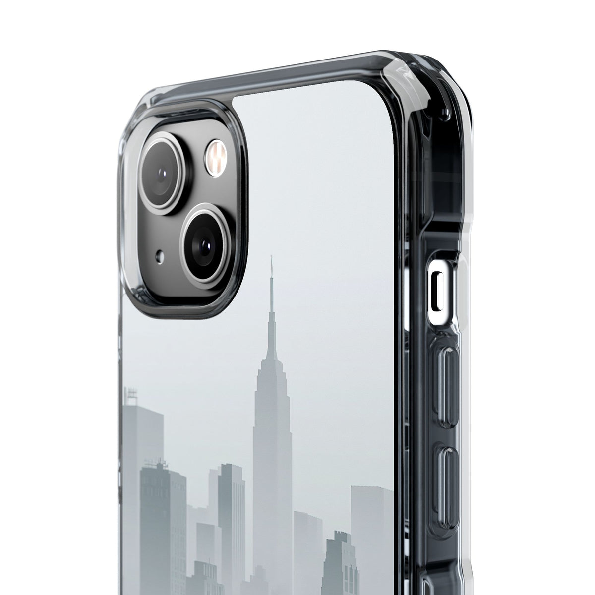 Metropolitan Horizon · Clear Impact Magnetic Phone Case for iPhone ·  Grey