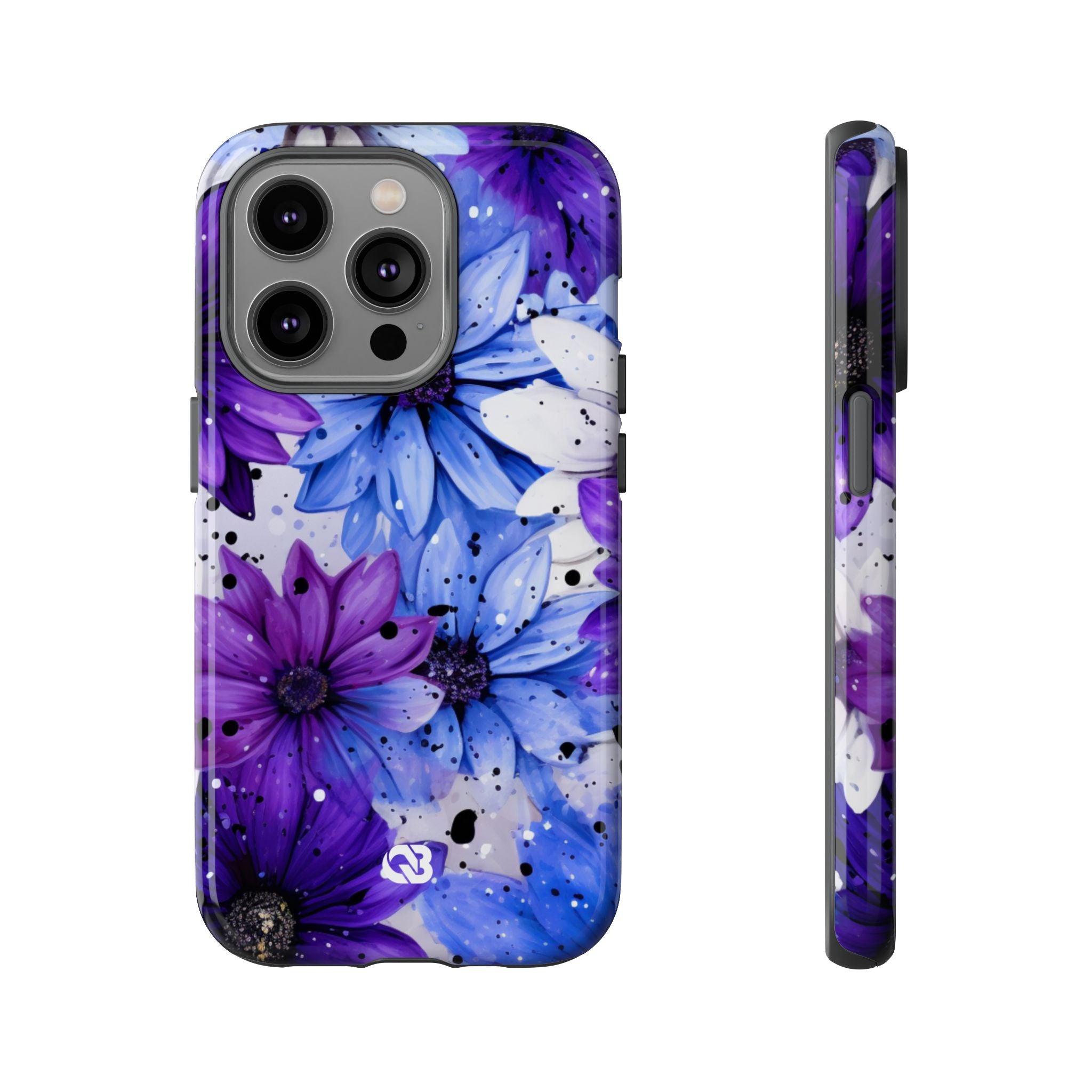 Ink Splatter Blooms · Tough Coque de téléphone pour iPhone
