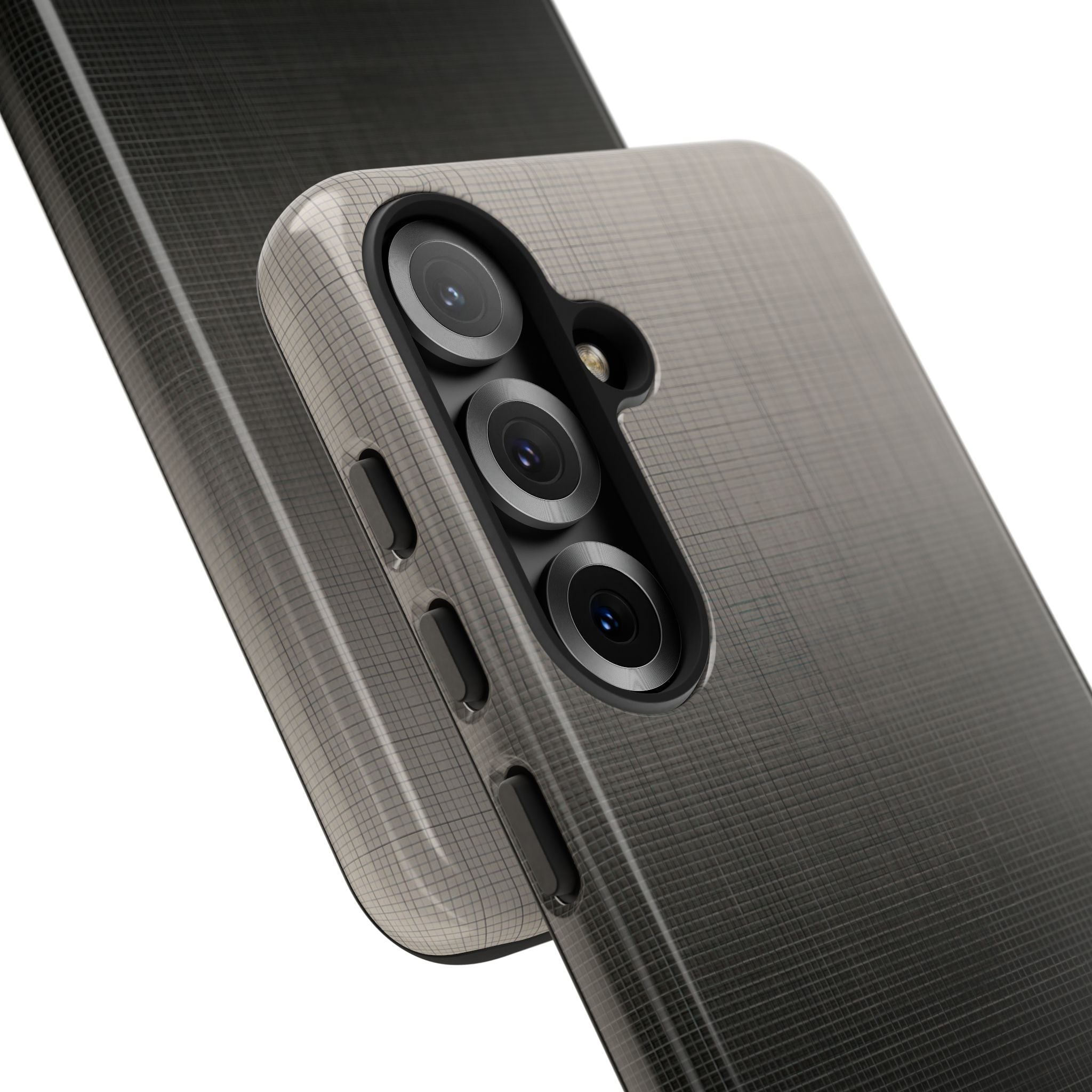 Grey Tough Phone Case for Samsung - Faded Sand Mesh