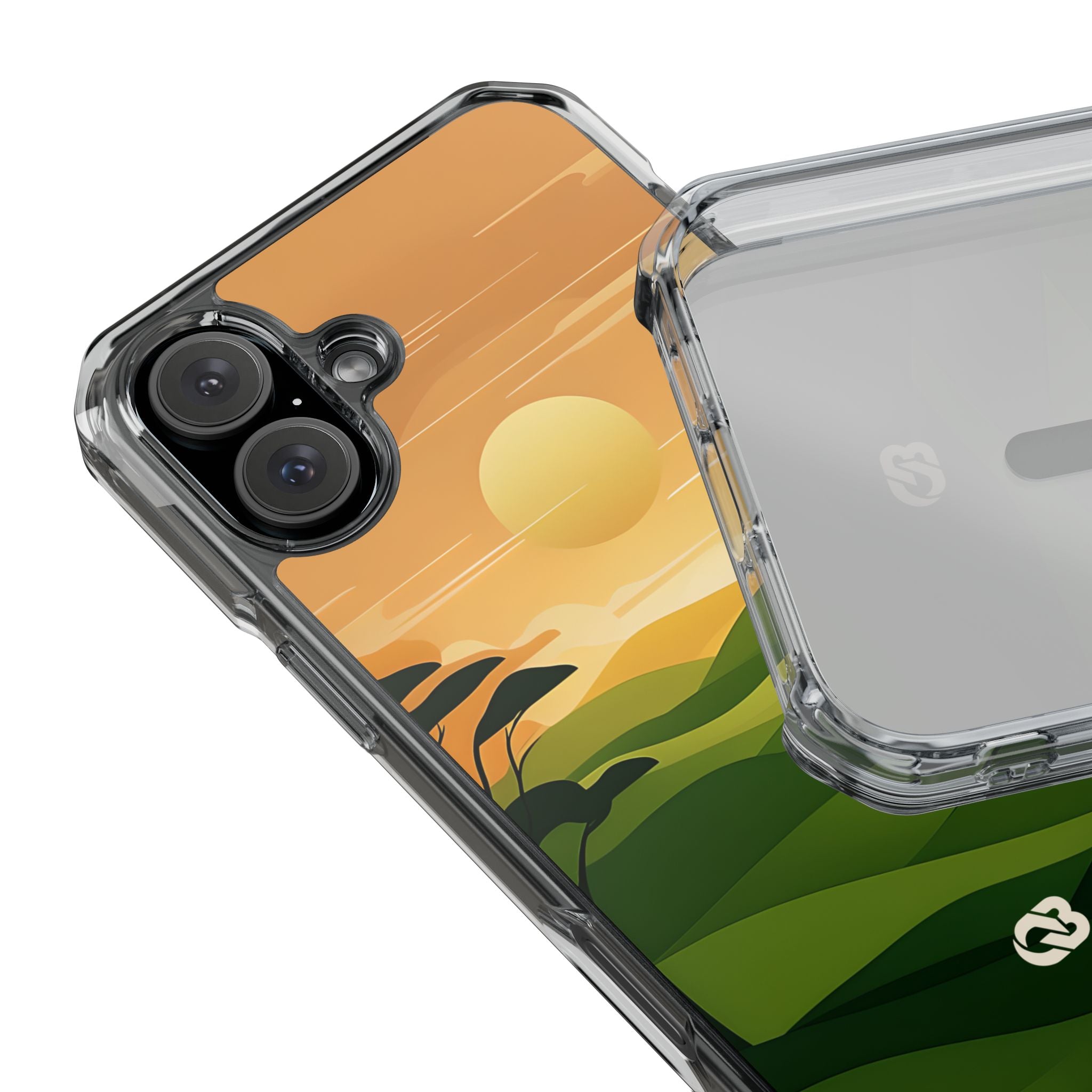 Verdant Horizon Sun · Impact Phone Case for iPhone · Magsafe