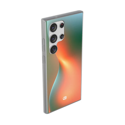 Radiant Contour · Lite Phone Case for Samsung · Orange