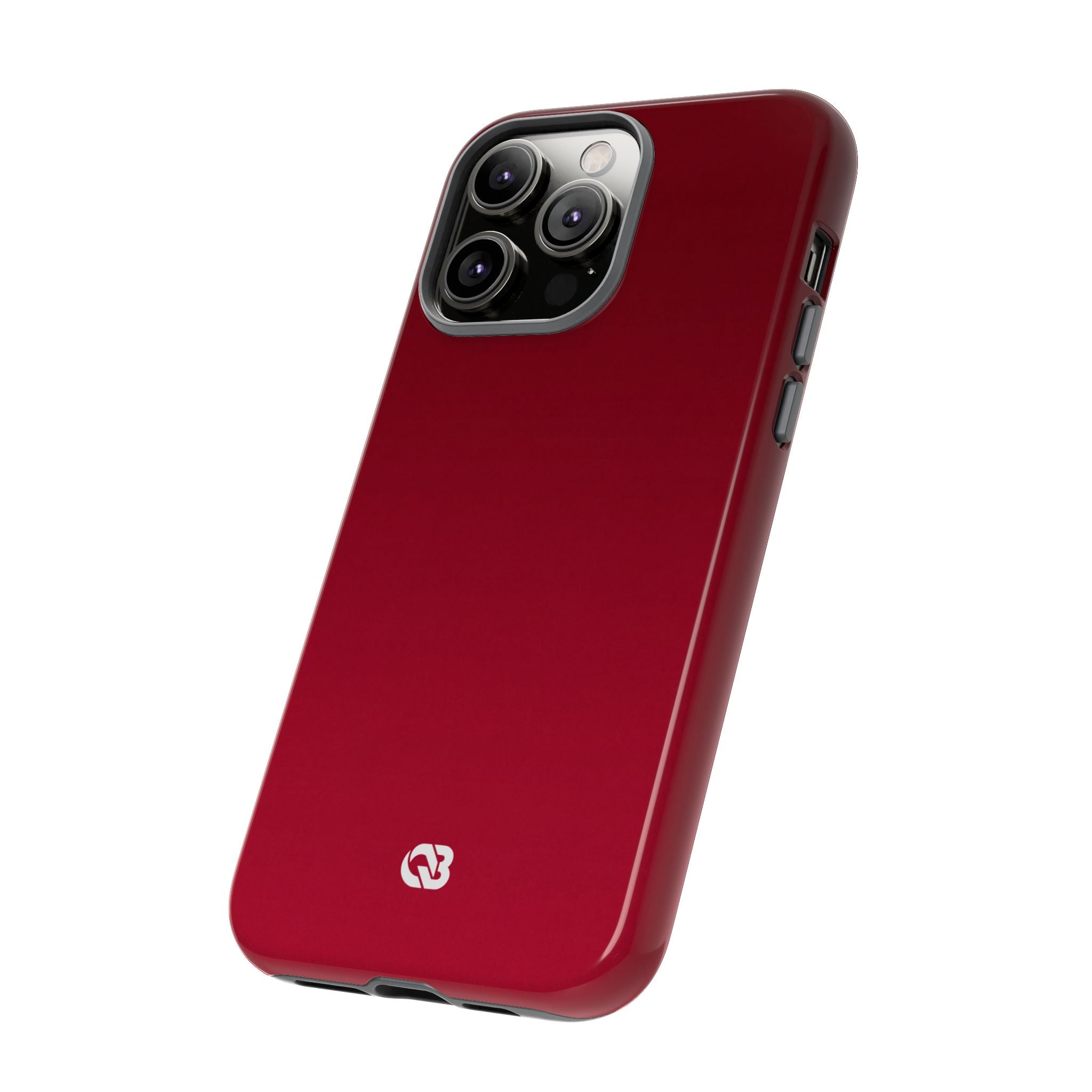 Red Tough Phone Case for iPhone - Crimson Velvet Fade
