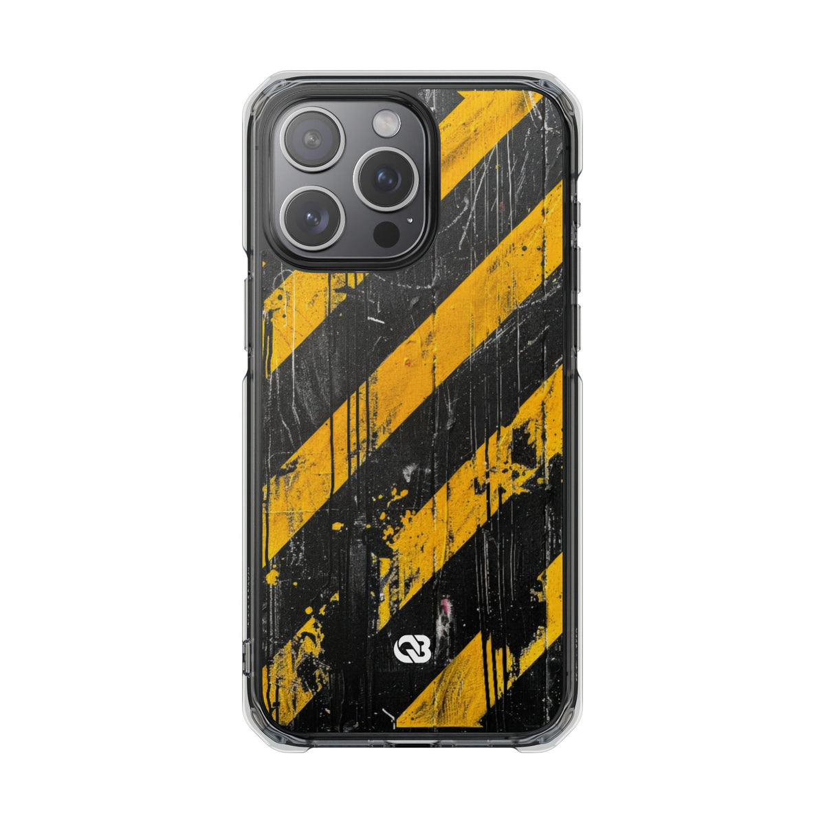 Urban Hazard Decay · Clear Impact Magnetic Phone Case for iPhone · Black