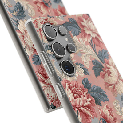 Blush Peony Jacquard · Lite Phone Case for Samsung · Pink