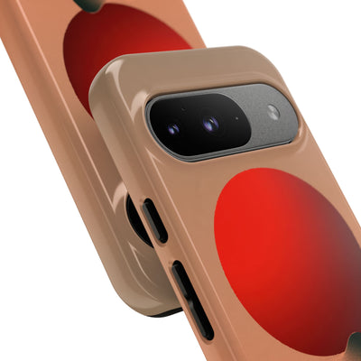 Crimson Sol Ridge · Tough Phone Case for Pixel ·  Red