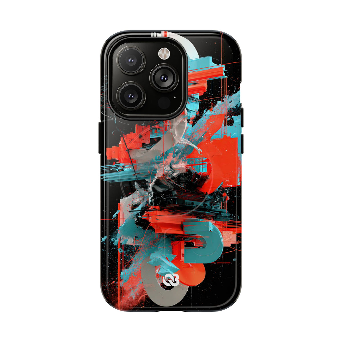 Fragmented Cyber Core · Tough 2.0 Magnetic Phone Case for iPhone · Black