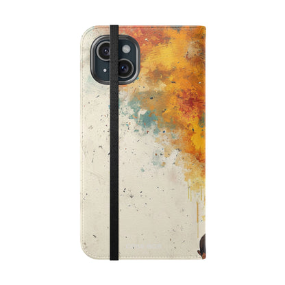 Meditative Ember - iPhone 15 Plus Case - Wallet