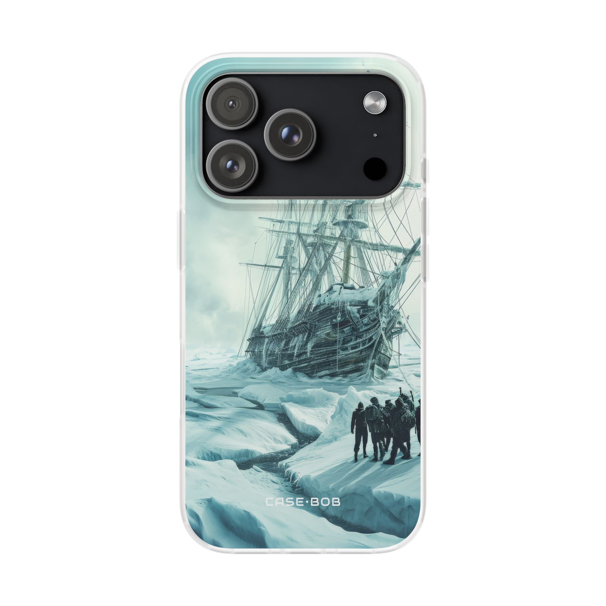 Icebound Ship iPhone 17 Pro Case - Soft - CASE•BOB