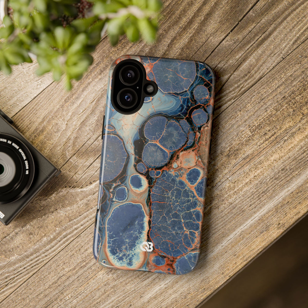 Astral Orb Resonance · Tough Phone Case for iPhone · Blue
