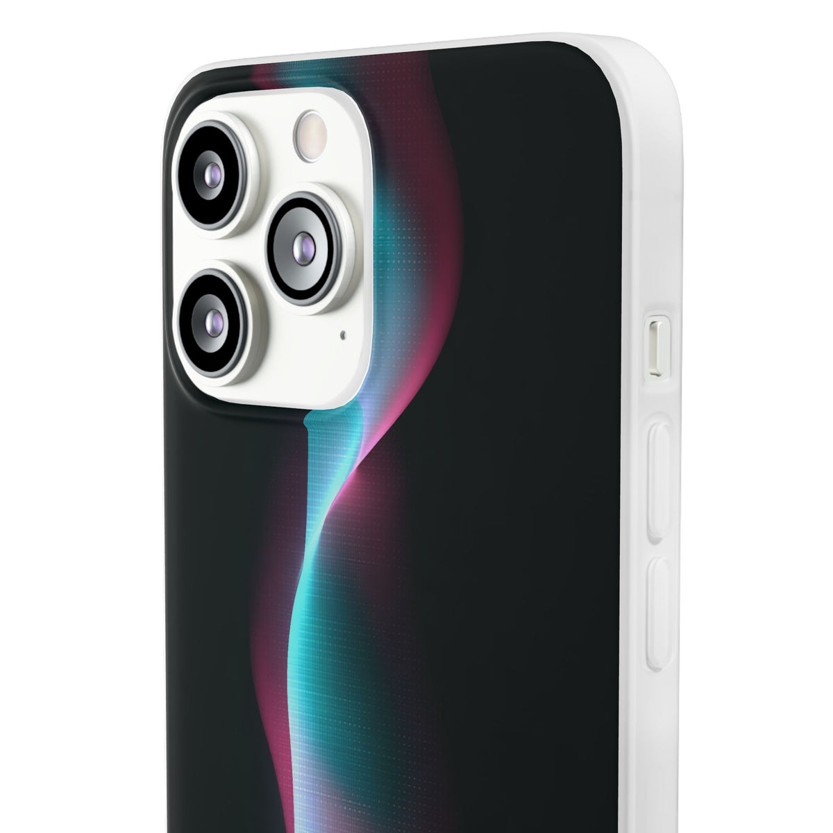 Neon Pixel Flow · Lite Phone Case for iPhone ·  Black