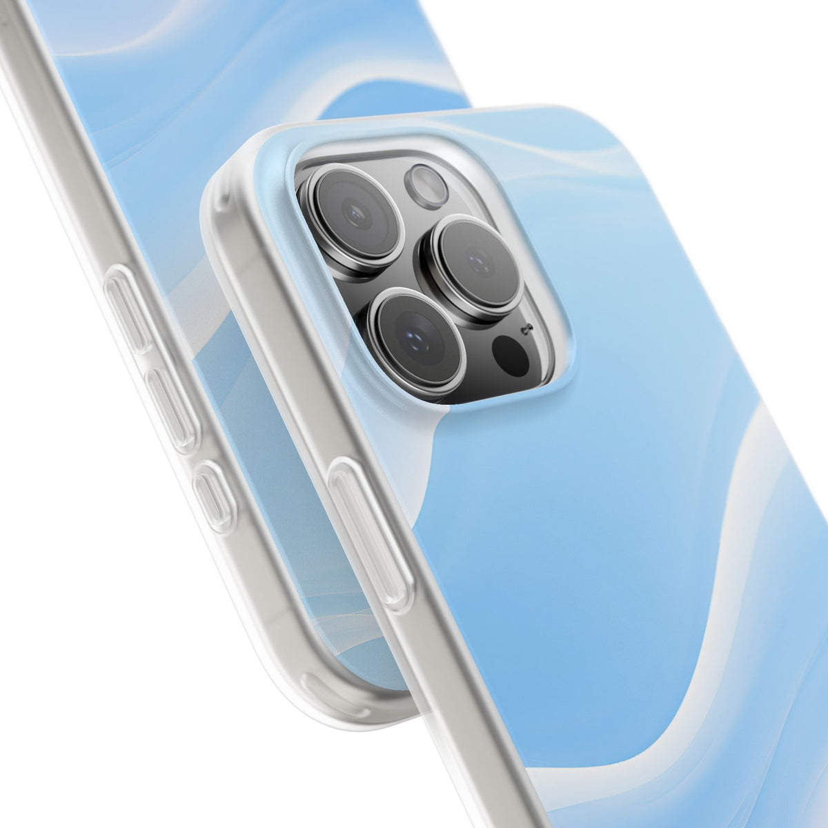 Glacial Contour Flow · Lite Phone Case for iPhone ·  Blue