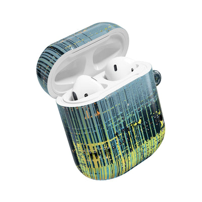 Acid Raster Circuit · Hard Case for AirPods & AirPods Pro · Teal