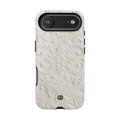 Sculpted Acanthus Relief · Tough Phone Case for iPhone · White