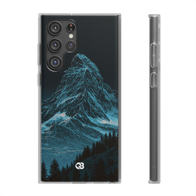 Glacial Alpine Peak · Lite Phone Case for Samsung · Blue