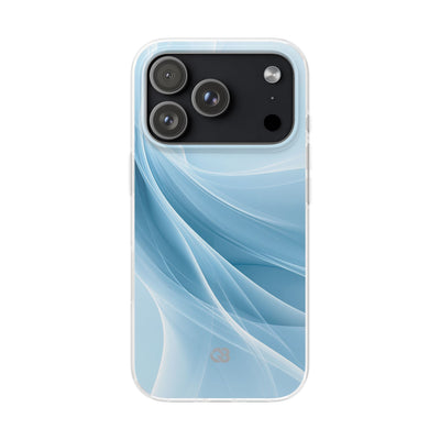 Blue Lite Phone Case for iPhone - Arctic Silk Drift