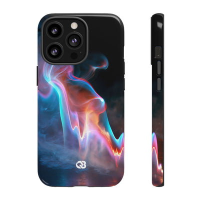 Neon Waveform · Tough Phone Case for iPhone · Black