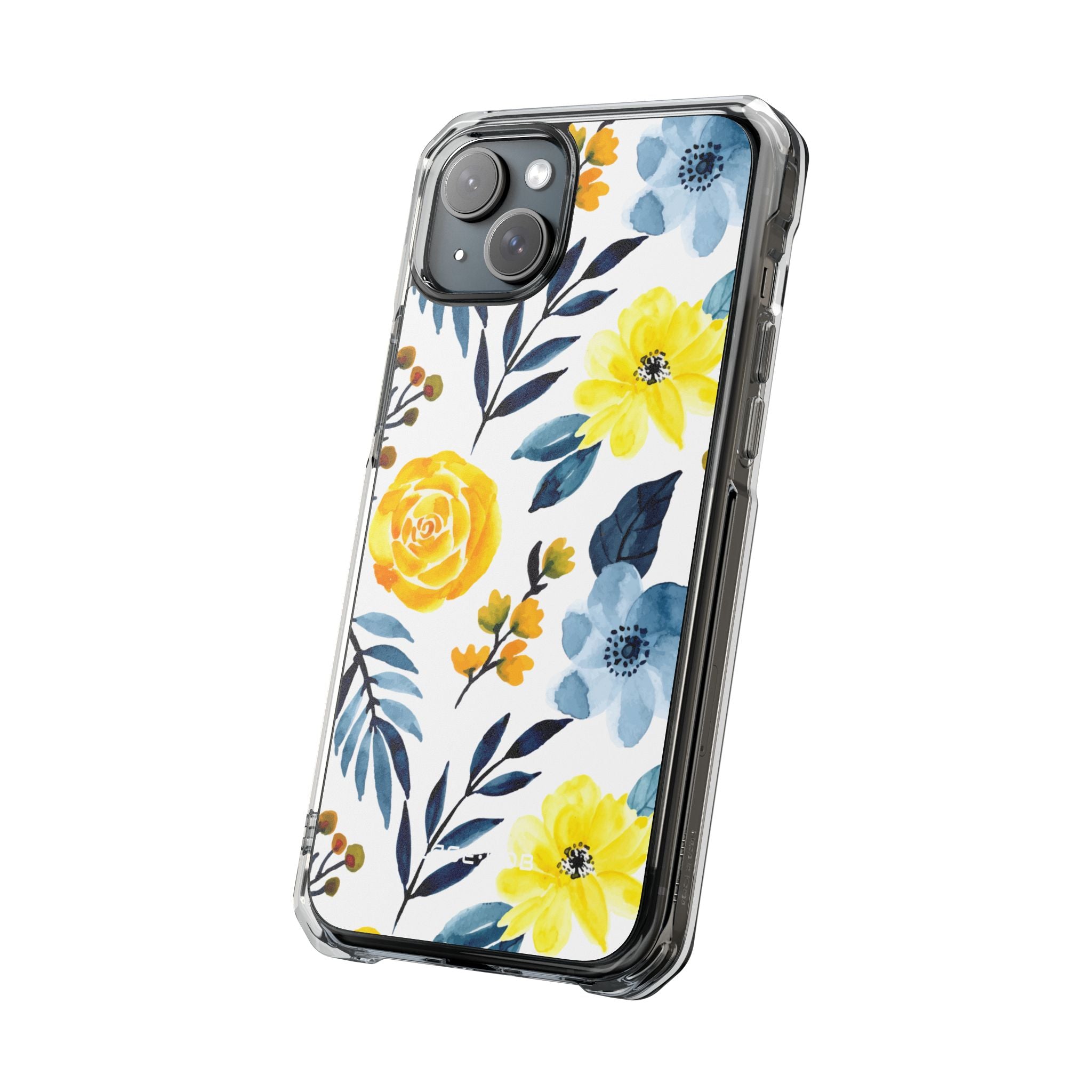 Golden Bloom iPhone 15 Plus Case - Impact