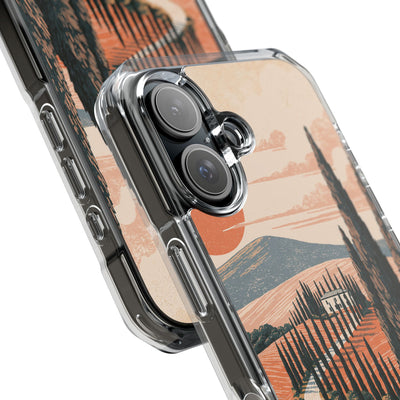 Orange Impact MagSafe Phone Case for iPhone - Terracotta Ridge Trail