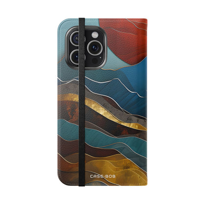 Solar Flame - iPhone 15 Pro Max -lompakkokotelo