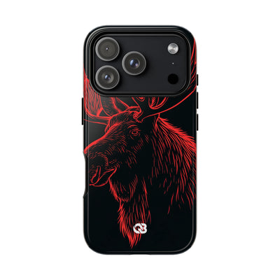 Nordic Elk · Tough Phone Case for iPhone · Black