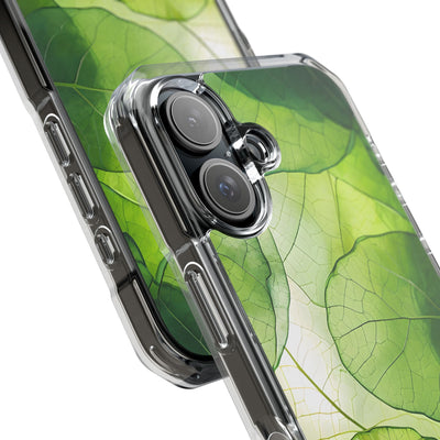 Emerald Leaf Veins · Impact Phone Case for iPhone · Magsafe