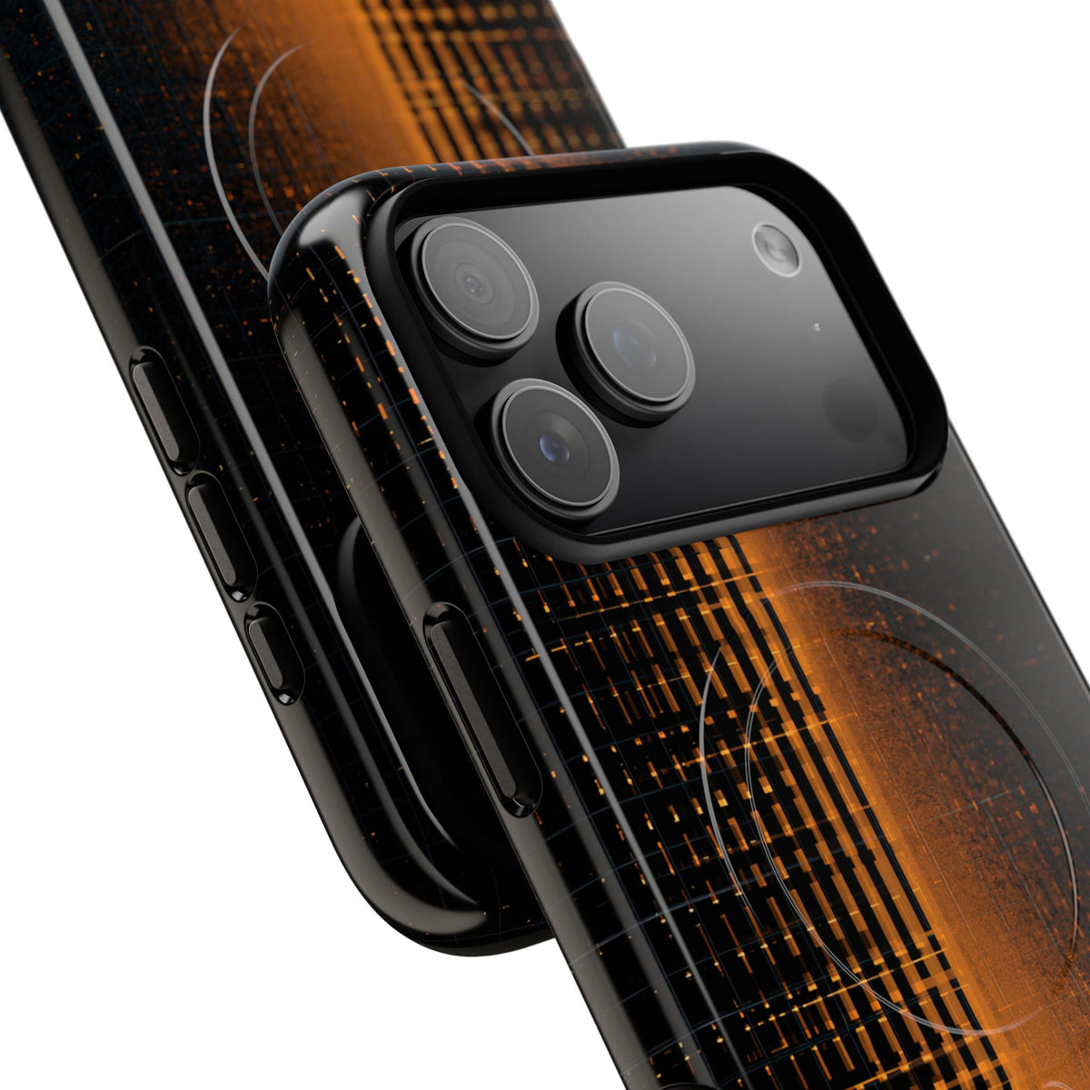 Amber Frequency · Tough 2.0 Magnetic Phone Case for iPhone · Orange