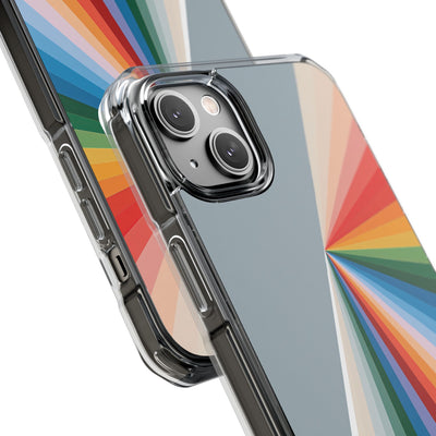 Grey Impact MagSafe Phone Case for iPhone - Slate Prism Burst